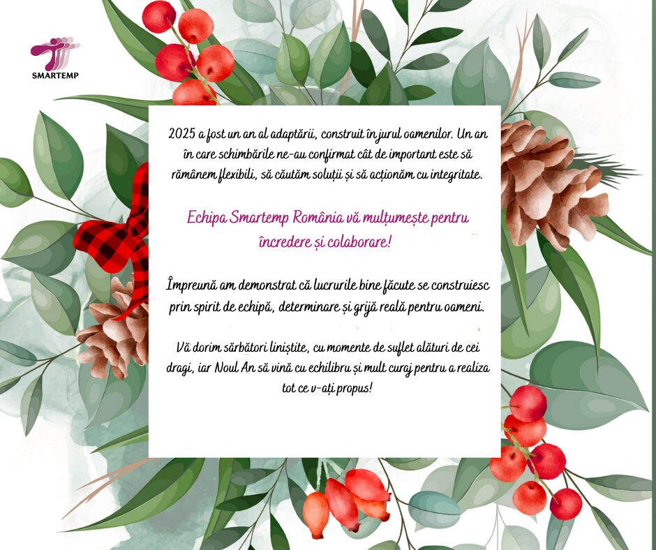 Felicitare de sarbatori Smartemp